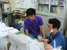 二者面談中の大林センセ