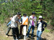 オリエンテーリングのひとこま